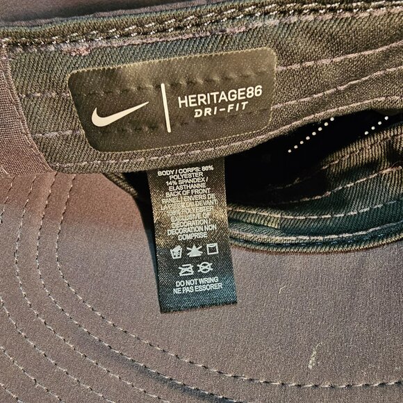 Nike Golf Hat Tiger Woods Dri Fit Aero Bill Medium Large Hertitage 86 - Picture 8 of 9